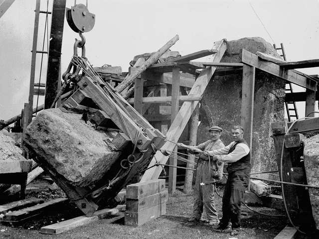 Stonehenge 1954-es rekonstrukciója
